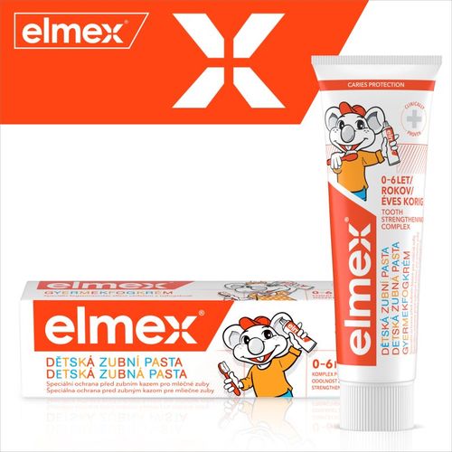 Caries Protection Kids pasta de dientes para niños 2x50 ml - Elmex - Modalova