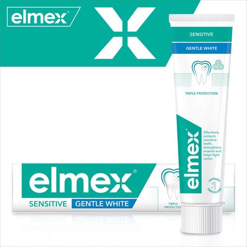 Sensitive Whitening pasta para dientes naturalmente más blancos 2x75 ml - Elmex - Modalova