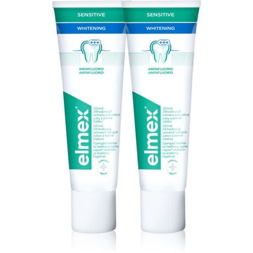 Sensitive Whitening dentifricio per denti bianchi naturali 2x75 ml - Elmex - Modalova