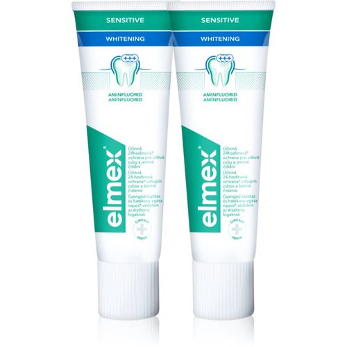Sensitive Whitening Zahnpasta für natürlich weiße Zähne 2x75 ml - Elmex - Modalova