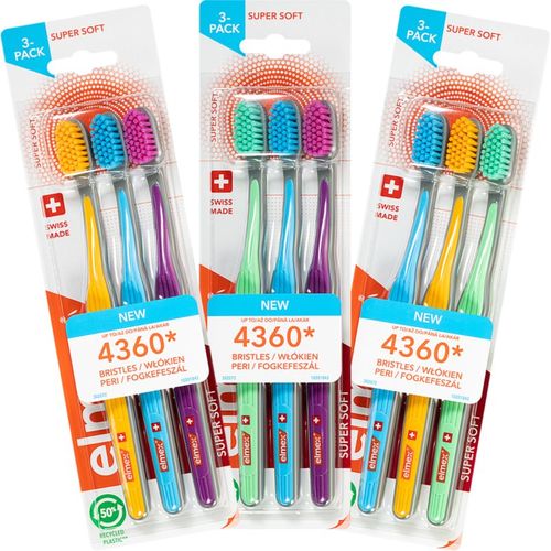 Super Soft 4360 cepillo de dientes Super soft 3 ud - Elmex - Modalova