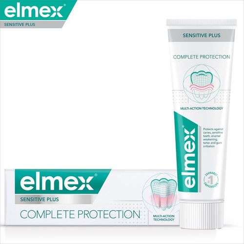 Sensitive Plus Complete Protection pasta de dientes fortalecedora de esmalte 75 ml - Elmex - Modalova