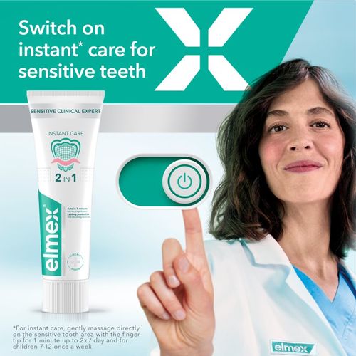 Sensitive Clinical Expert pasta de dientes para dientes sensibles 75 ml - Elmex - Modalova