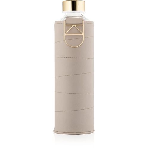 Mismatch botella de agua de cristal + funda de cuero sintético color Beige 1 ud - EQUA - Modalova