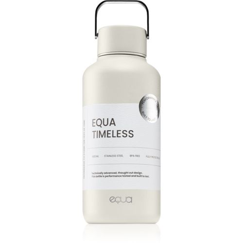 Timeless botella de acero inoxidable para agua pequeña color Off White 1 ud - EQUA - Modalova