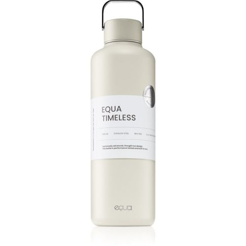 Timeless botella de acero inoxidable para agua color Off White 1 ud - EQUA - Modalova