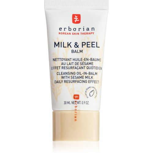 Milk & Peel bálsamo limpiador y desmaquillante para iluminar y alisar la piel 30 ml - Erborian - Modalova