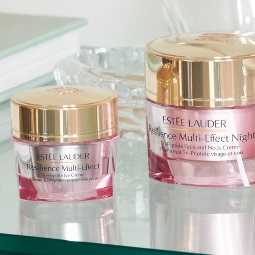 Resilience Multi-Effect Tri-Peptide Eye Creme crema reafirmante para contorno de ojos con efecto nutritivo 15 ml - Estée Lauder - Modalova