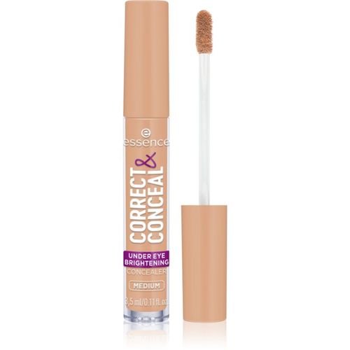 CORRECT & CONCEAL corrector iluminador antiojeras tono 20 Medium 3 ml - essence - Modalova