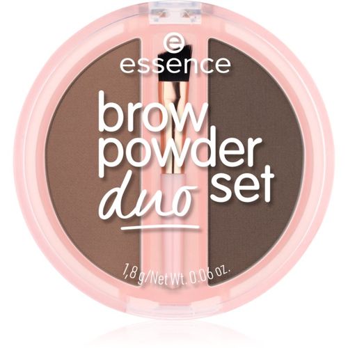 Brow Powder Duo kit para cejas tono 02 Medium 1.8 g - essence - Modalova