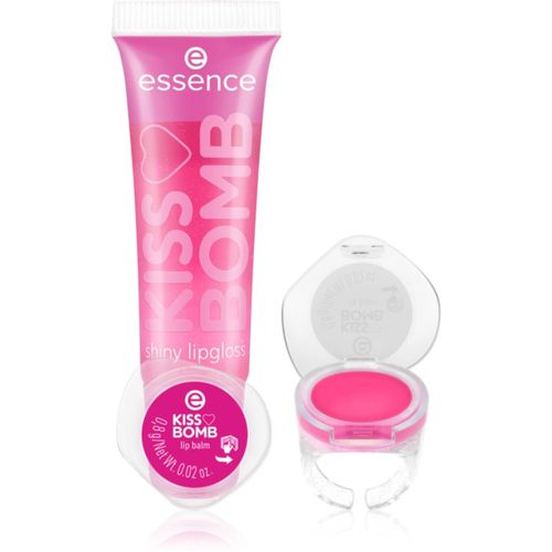KISS BOMB shiny lipgloss & lip balm set para labios - essence - Modalova