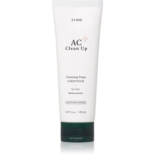 AC Clean Up Cleansing Foam espuma limpiadora para pieles problemáticas y con acné 150 ml - ETUDE - Modalova