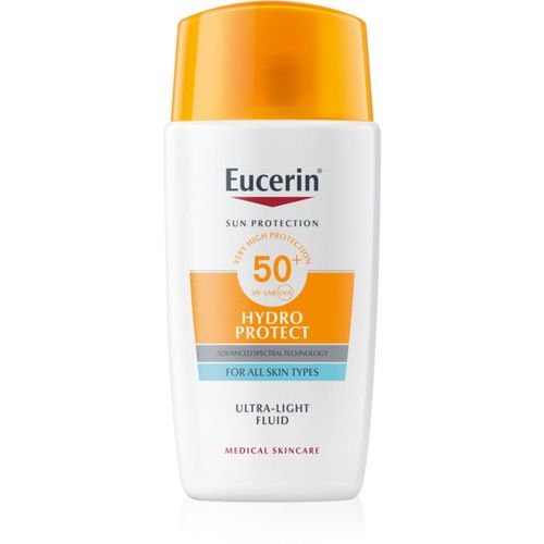 Hydro Protect Ultra Light Fluid SPF 50+ loción solar facial SPF 50+ 50 ml - Eucerin - Modalova