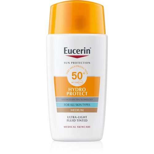 Sun Hydro Protect loción bronceadora con color SPF 50+ tono Medium 50 ml - Eucerin - Modalova