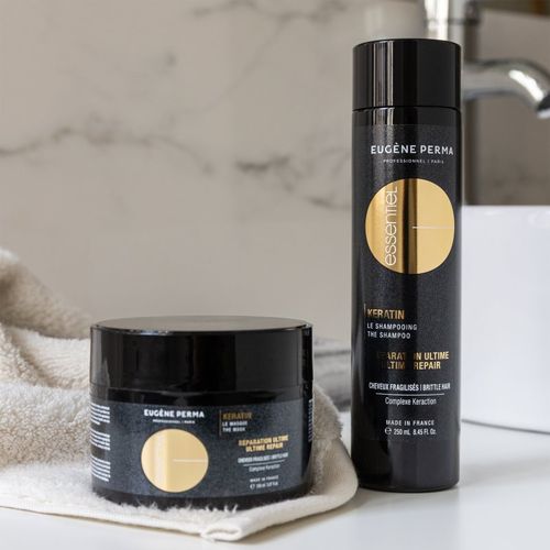 Essential Keratin champú regenerador para cabello frágil y dañado 250 ml - EUGÈNE PERMA - Modalova