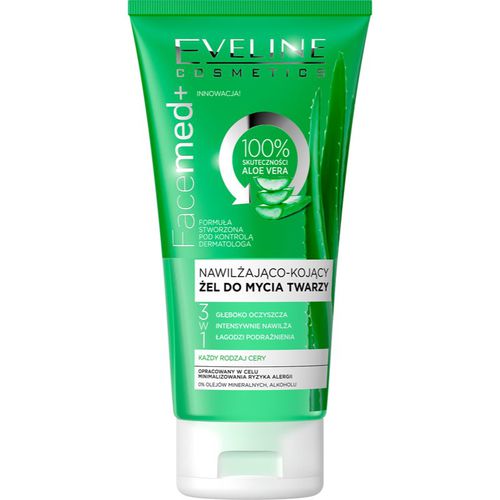 FaceMed+ gel detergente idratante con aloe vera 150 ml - Eveline Cosmetics - Modalova