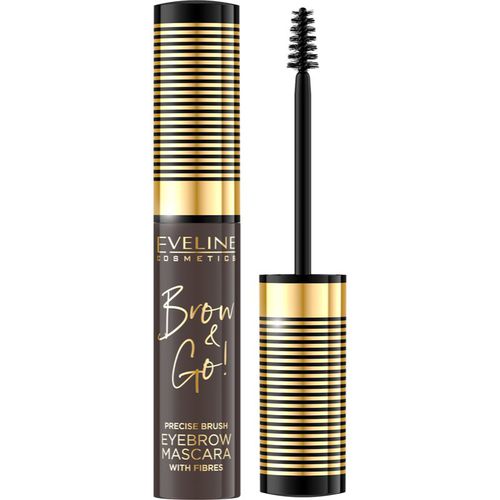 Brow & Go! mascara per sopracciglia colore 02 Dark 6 ml - Eveline Cosmetics - Modalova