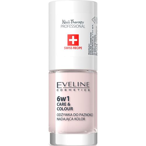 Nail Therapy Care & Colour balsamo per unghie 6 in 1 colore French 5 ml - Eveline Cosmetics - Modalova