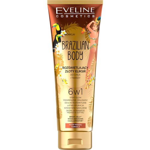 Brazilian Body crema corporal con color para iluminación e hidratación 100 ml - Eveline Cosmetics - Modalova