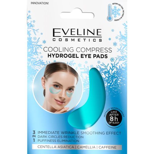 Hydra Expert feuchtigkeitsspendende Gel-Maske für den Augenbereich mit kühlender Wirkung 2 St - Eveline Cosmetics - Modalova
