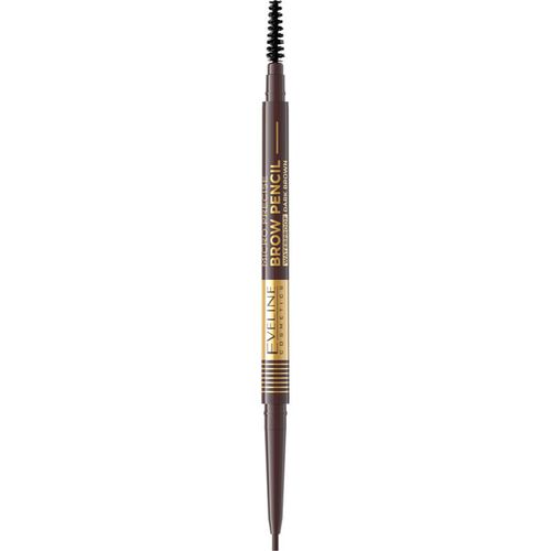 Micro Precise matita sopracciglia waterproof con spazzolino 2 in 1 colore 03 Dark Brown 4 g - Eveline Cosmetics - Modalova