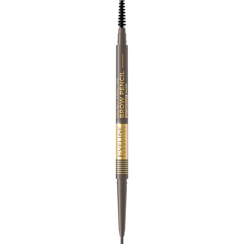 Micro Precise wasserfester Eyeliner mit 2 in 1 Bürste Farbton 01 Taupe 4 g - Eveline Cosmetics - Modalova