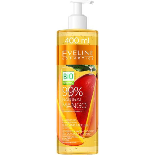 Bio Organic Natural Mango Gel regenerador e hidratante para todo tipo de pieles 400 ml - Eveline Cosmetics - Modalova