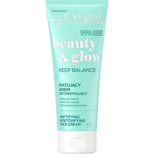 Beauty & Glow Keep Balance! mattierende Creme mit entschlackendem Effekt 75 ml - Eveline Cosmetics - Modalova