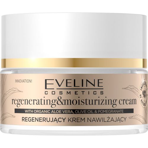 Organic Gold crema hidratante y regeneradora con aloe vera 50 ml - Eveline Cosmetics - Modalova