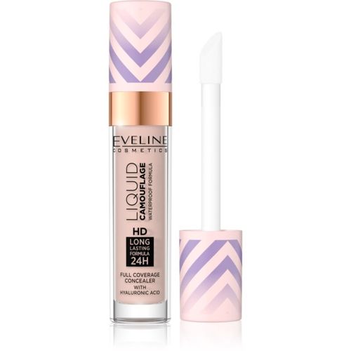 Liquid Camouflage corrector resistente al agua con ácido hialurónico tono 03 Soft Natural 7.5 ml - Eveline Cosmetics - Modalova