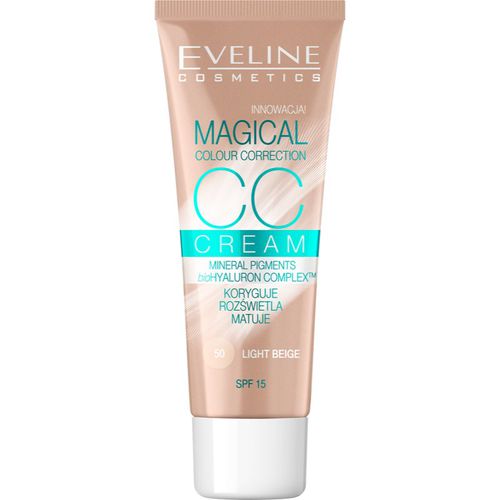 Magical Colour Correction CC cream SPF 15 colore 50 Light Beige 30 ml - Eveline Cosmetics - Modalova