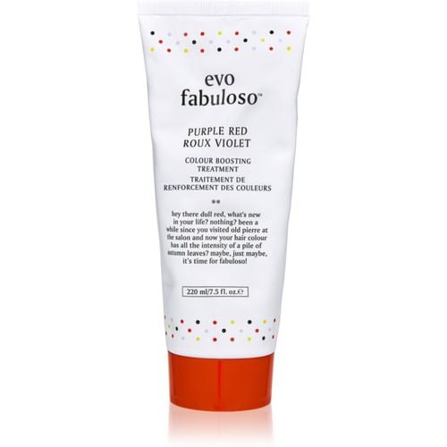 Fabuloso Colour Boosting Treatment Maske für die Haare für eine leuchtendere Haarfarbe Farbton Purple Red 220 ml - EVO - Modalova