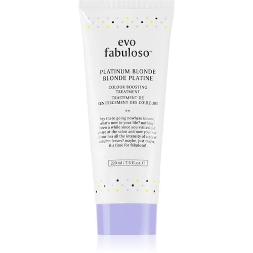 Fabuloso Colour Boosting Treatment Maske für die Haare für eine leuchtendere Haarfarbe Farbton Platinum Blonde 220 ml - EVO - Modalova