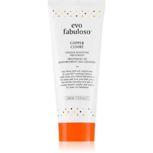 Fabuloso Colour Boosting Treatment Maske für die Haare für eine leuchtendere Haarfarbe Farbton Copper 220 ml - EVO - Modalova