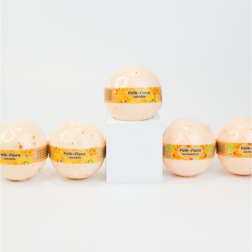 Calendula bomba de baño efervescente con caléndula 130 g - Folk & Flora - Modalova