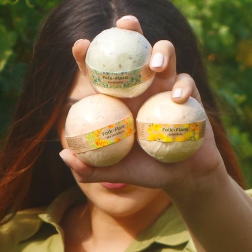 Eucalyptus bomba de baño con efectos calmantes 130 g - Folk & Flora - Modalova