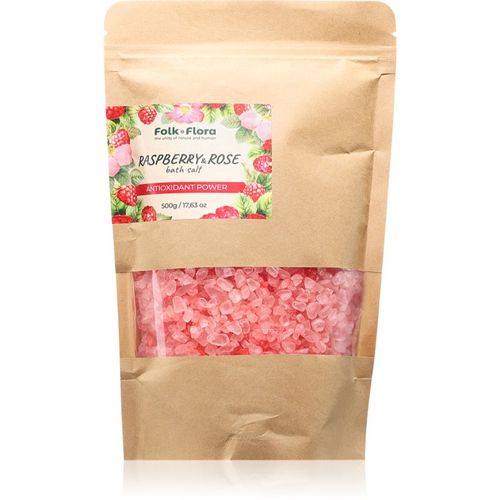 Raspberry & Rose sales de baño 500 g - Folk & Flora - Modalova