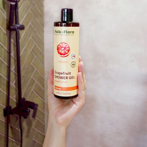 Grapefruit gel de ducha refrescante 400 ml - Folk & Flora - Modalova