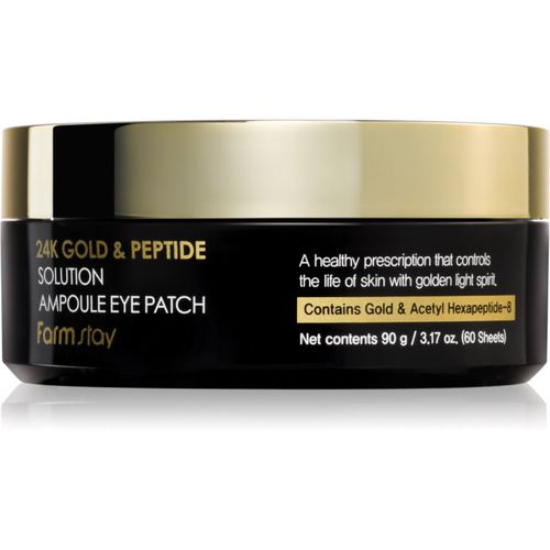 K Gold & Peptide Solution mascarilla para contorno de ojos 60 ud - Farmstay - Modalova