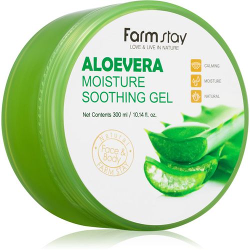 Aloe gel hidratante calmante para cara, cuerpo y cabello 300 ml - Farmstay - Modalova