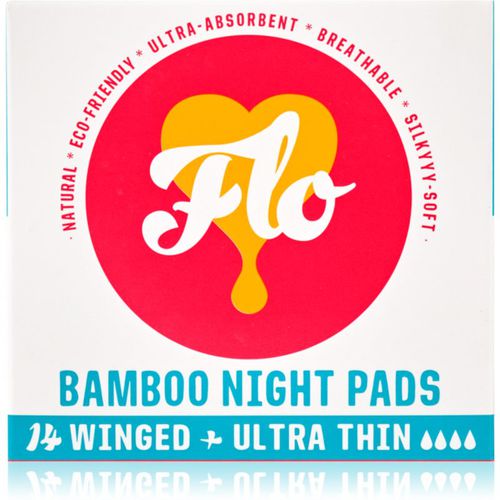 Bamboo Night Pads assorbenti per la notte 14 pz - FLO - Modalova