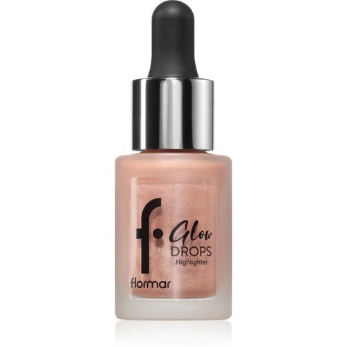Glow Drops Highlighter iluminador líquido tono 002 Sun Glow 14 ml - flormar - Modalova
