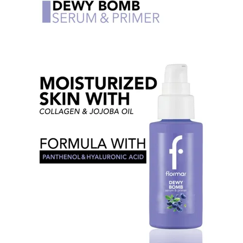 Serum & Primer Dewy Bomb sérum prebase con efecto iluminador 30 ml - flormar - Modalova