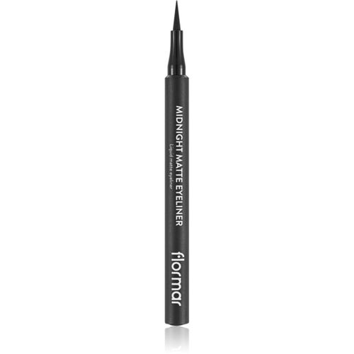 Midnight Matte Eyeliner delineador con corrector con efecto mate tono 01 Black 1,2 ml - flormar - Modalova