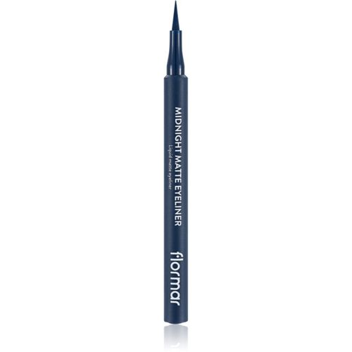 Midnight Matte Eyeliner delineador con corrector con efecto mate tono 03 Dark Blue 1 ml - flormar - Modalova