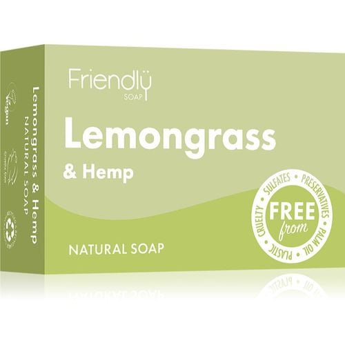 Natural Soap Lemongrass & Hemp sapone naturale 95 g - Friendly Soap - Modalova