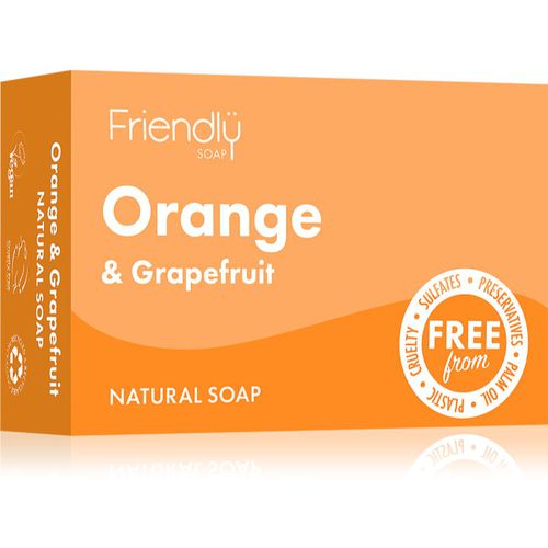 Natural Soap Orange & Grapefruit jabón natural 95 g - Friendly Soap - Modalova