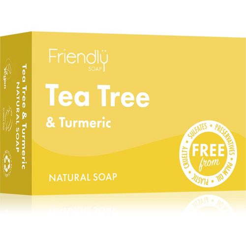 Natural Soap Tea Tree & Turmeric jabón natural 95 g - Friendly Soap - Modalova