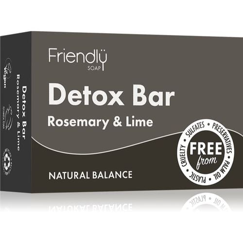 Detox Bar Rosemary & Lime Naturseife 95 g - Friendly Soap - Modalova