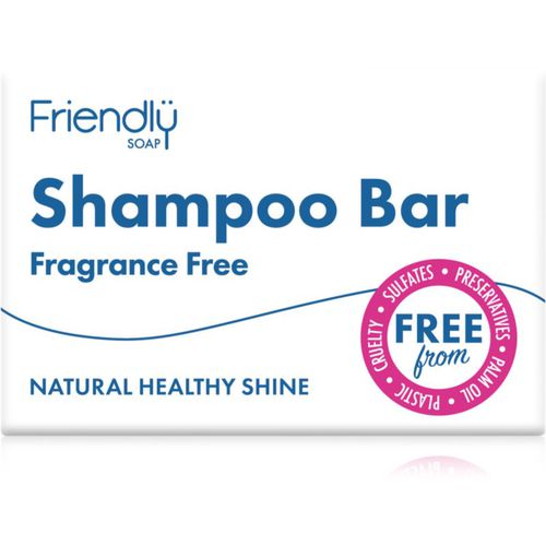 Natural Shampoo Bar Fragrance Free jabón natural para cabello 95 g - Friendly Soap - Modalova